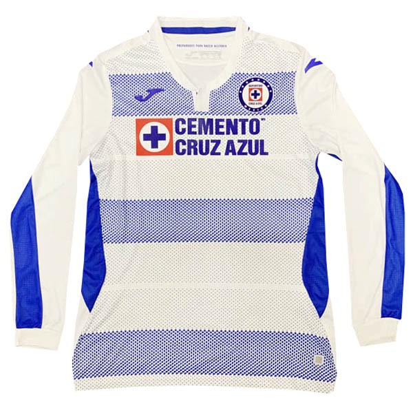 Camiseta Cruz Azul Replica Segunda Ropa ML 2020/21 Blanco